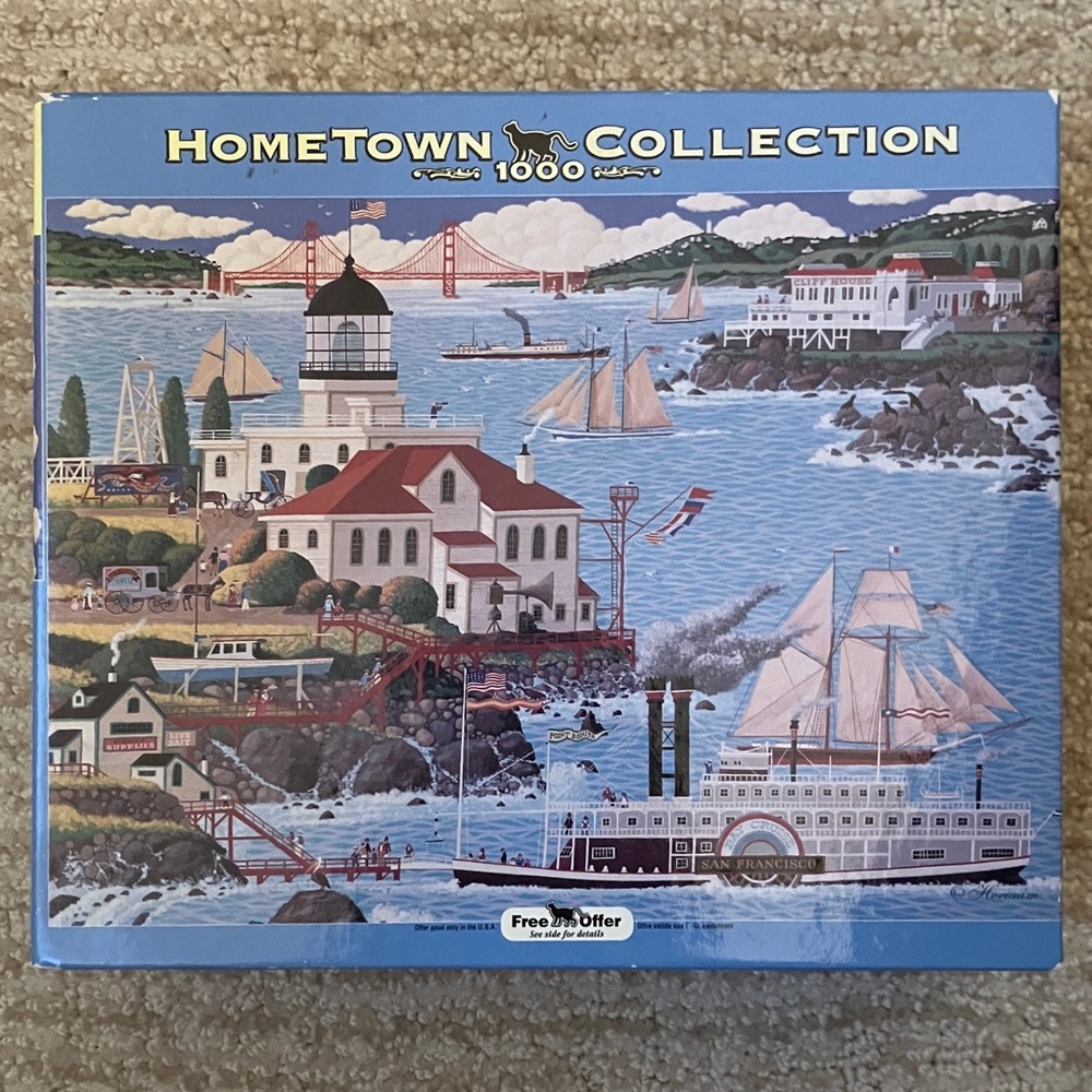 🧩COMPLETE🧩 Hometown Collection “Point Bonita” 1000 piece puzzle